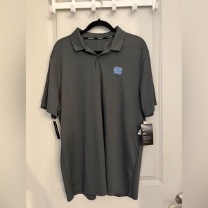 Nike Golf Dri-Fit Polo with the University of North Carolina Logo